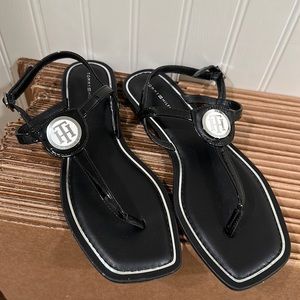 Tommy Hilfiger black sandals